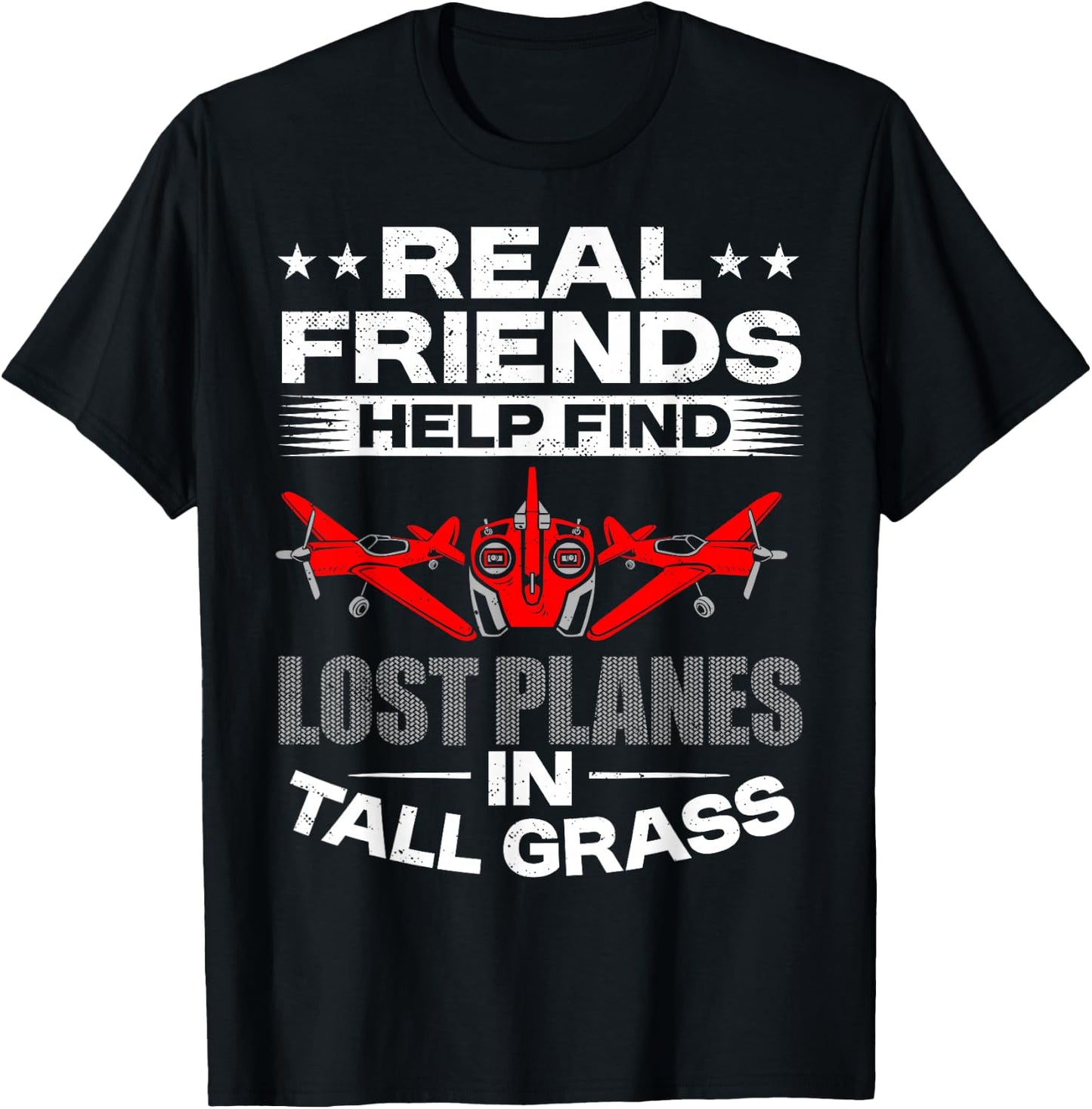 RC Plane Lost Planes Remote Control Airplanes Pilot T-Shirt - T-Shirt | Black