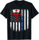 nurses got your six Shirt US Flag T-Shirt - T-Shirt | Black