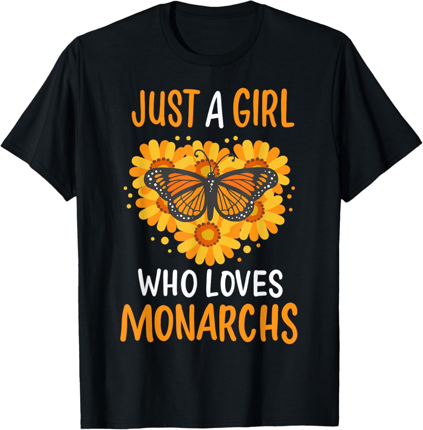 Monarch Butterfly Butterflies Entomologist T-Shirt - T-Shirt | Black