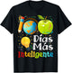 100 Dias mas inteligente Spanish Teacher 100th Day School Women Kids T-Shirt - T-Shirt | Black