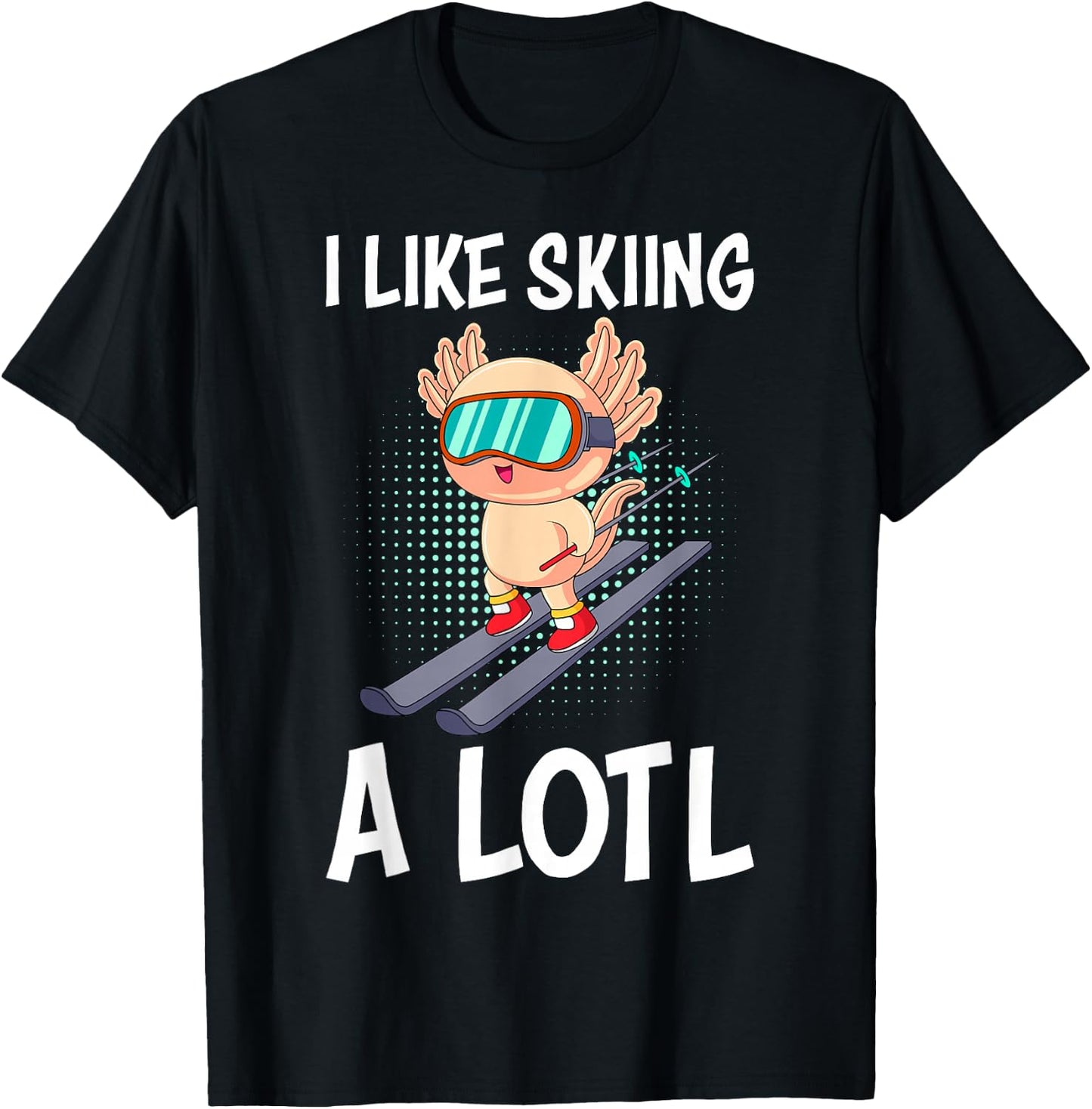 I like Skiing a lotl Ski instructor Ski Ski T-Shirt - T-Shirt | Black