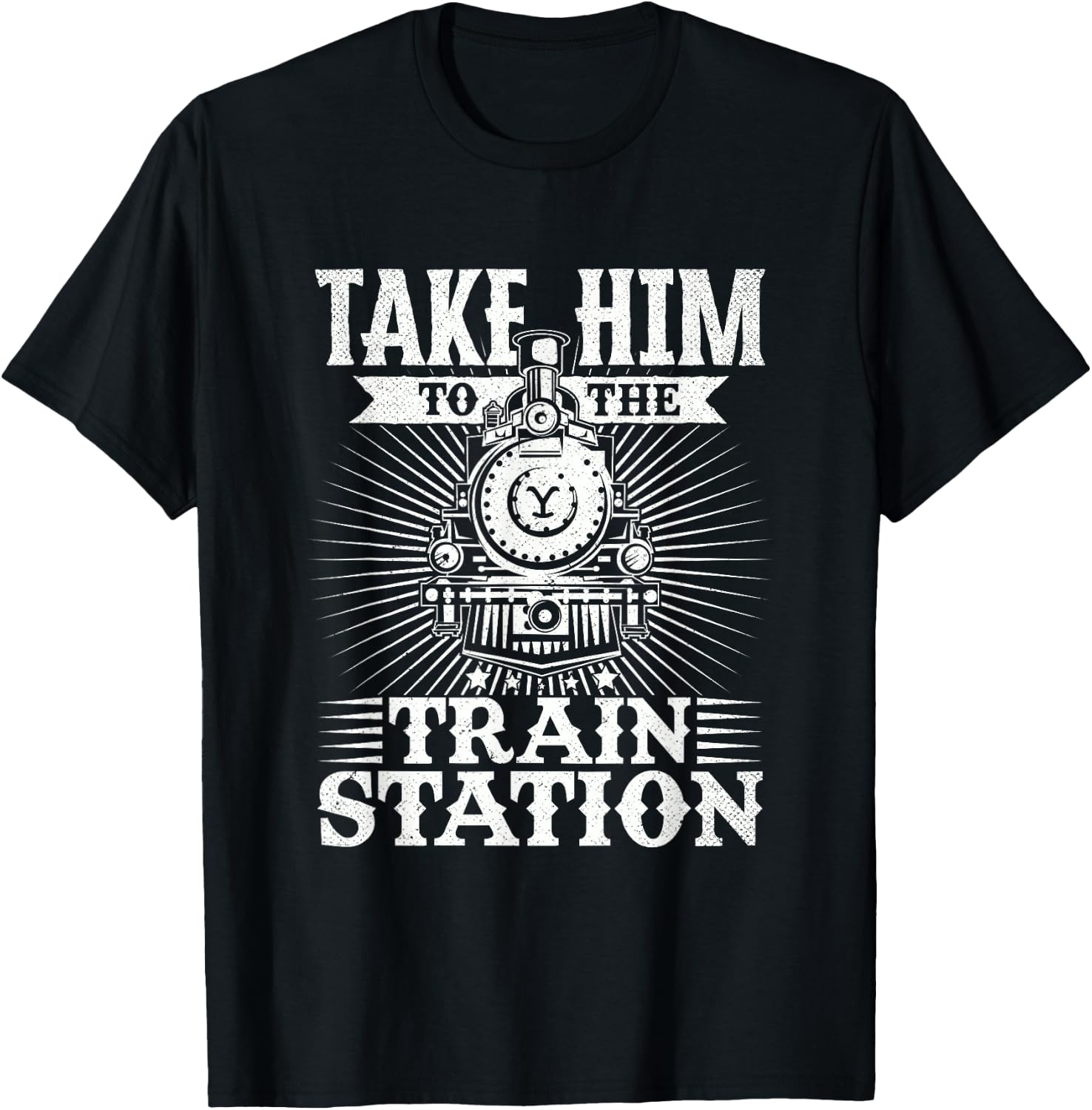 Take Him To The Train Station T-Shirt - T-Shirt | Black