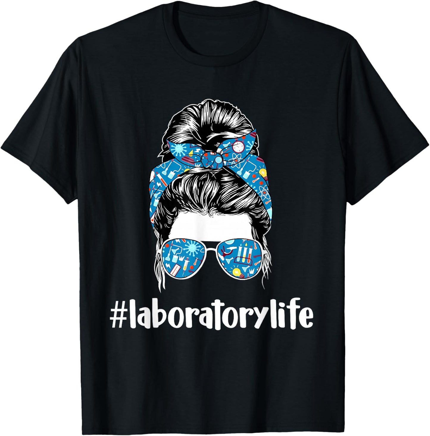 Laboratory Life - Medical Technologist Laboratory Technician T-Shirt - T-Shirt | Black