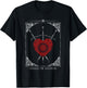 Vintage - 3 Of Swords Tarot Card T-Shirt - T-Shirt | Black