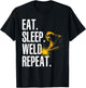 Best Welding Art Women MIG/TIG Welding Metal Welder T-Shirt - T-Shirt | Black