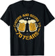 Cheers And Beers To 70 Years Old Cool 70th Birthday Drinking T-Shirt - T-Shirt | Black