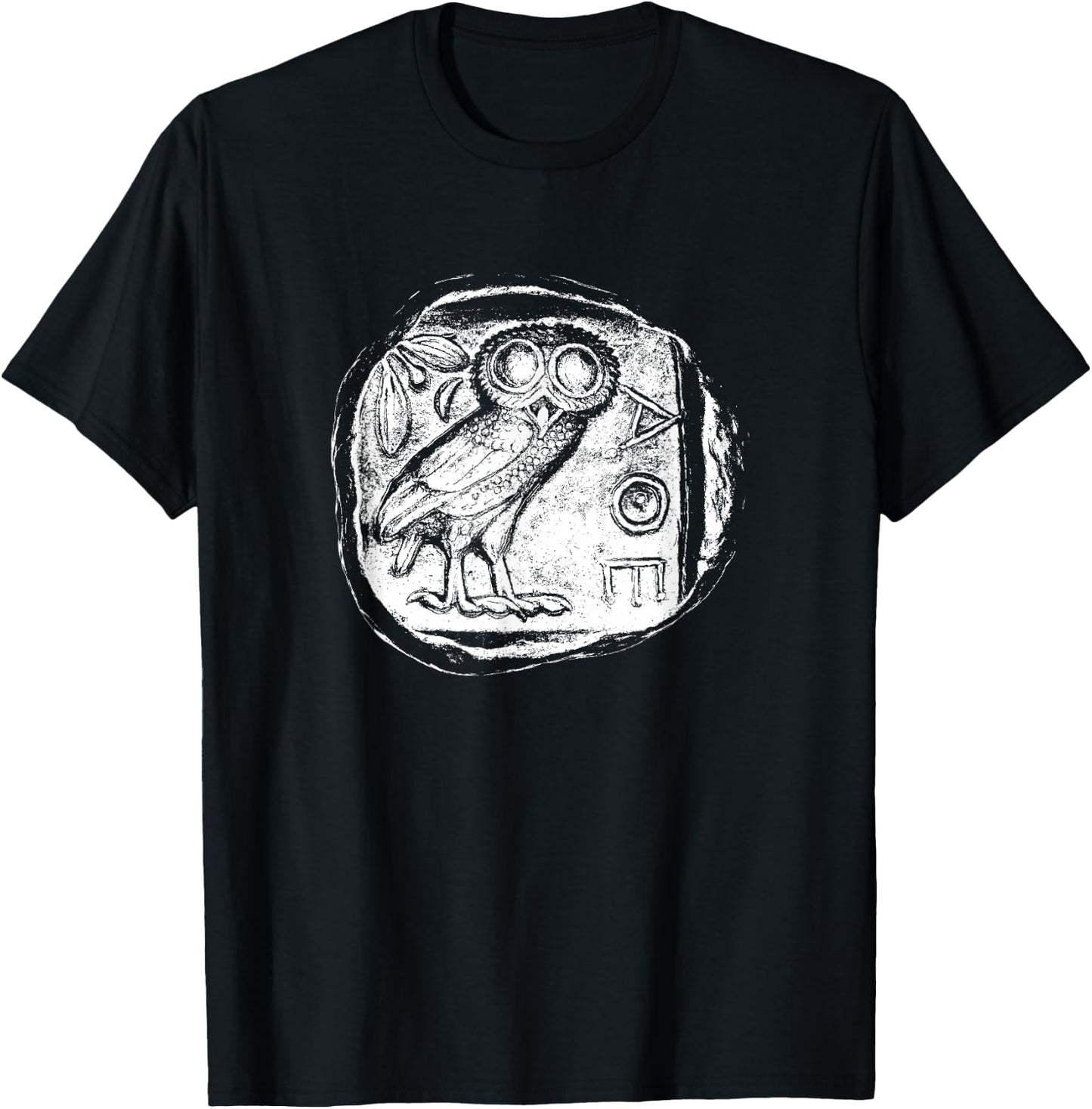 Coin Collecting Ancient Greek Athens Owl Coin Collector T-Shirt - T-Shirt | Black