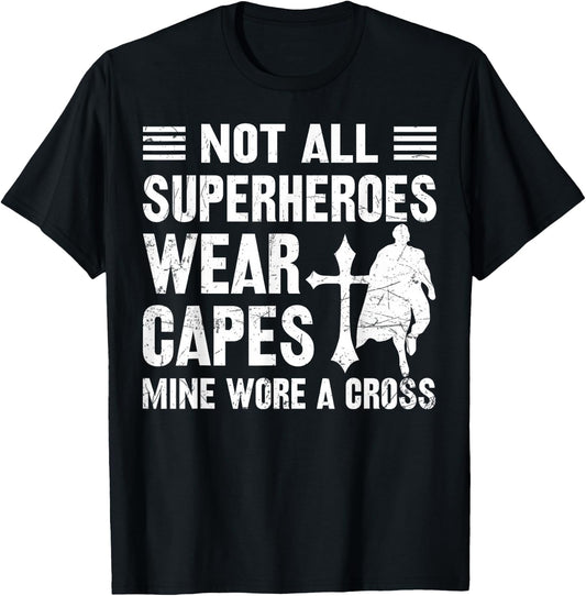 Jesus is My Superhero Christian Kids Cute Powerful Love God T-Shirt - T-Shirt | Black