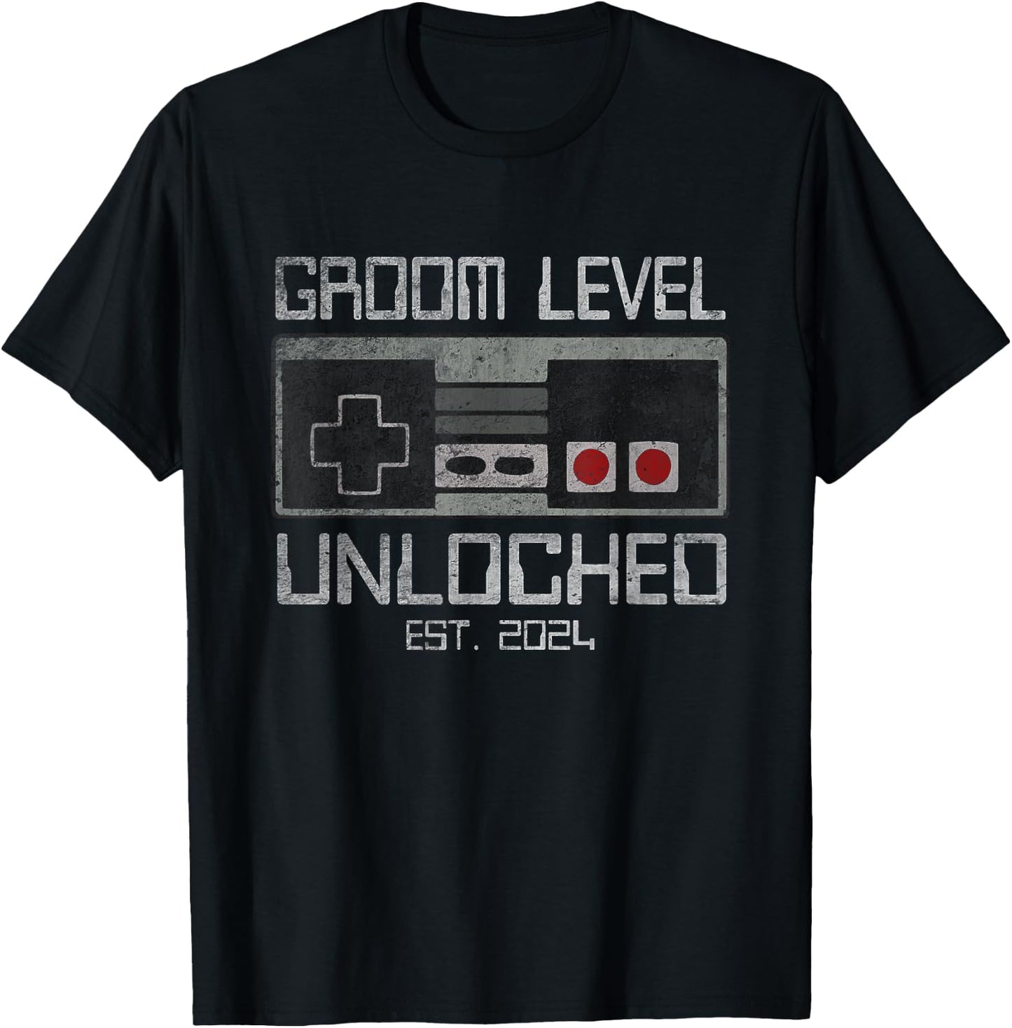 Groom Bachelor Party For Gamer Husband Wedding Groomsmen T-Shirt - T-Shirt | Black