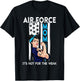 Air Force Mom It's Not for The Weak Proud Air Force Mom T-Shirt - T-Shirt | Black