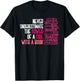 Never Underestimate the Power of a Girl with a Book Reading T-Shirt - T-Shirt | Black