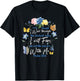 Christian Bible Verse Quote Butterfly Rose Flower Psalm 23:4 T-Shirt - T-Shirt | Black