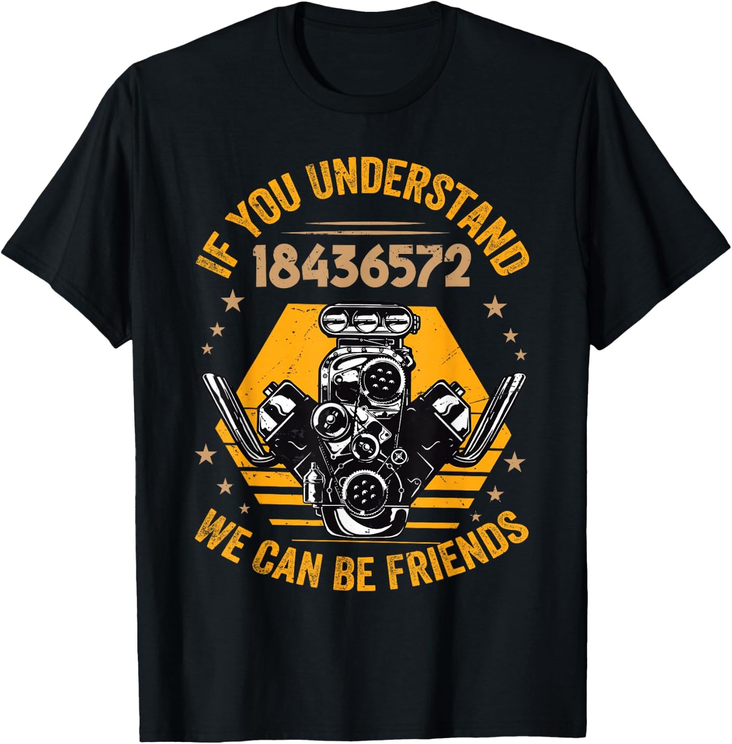 If You Understand 18436572 We Can Be Friends Funny T-Shirt - T-Shirt | Black