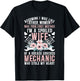 Spoiled Wife of A Mechanic Wife Proud Mechanic's Wife T-Shirt - T-Shirt | Black