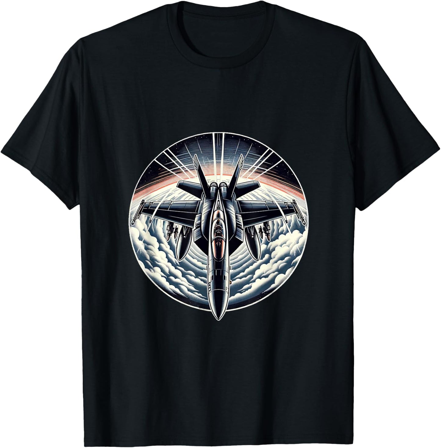 F18 F/A-18 Super Hornet Fighter Jet Naval Aviation Pilot T-Shirt - T-Shirt | Black