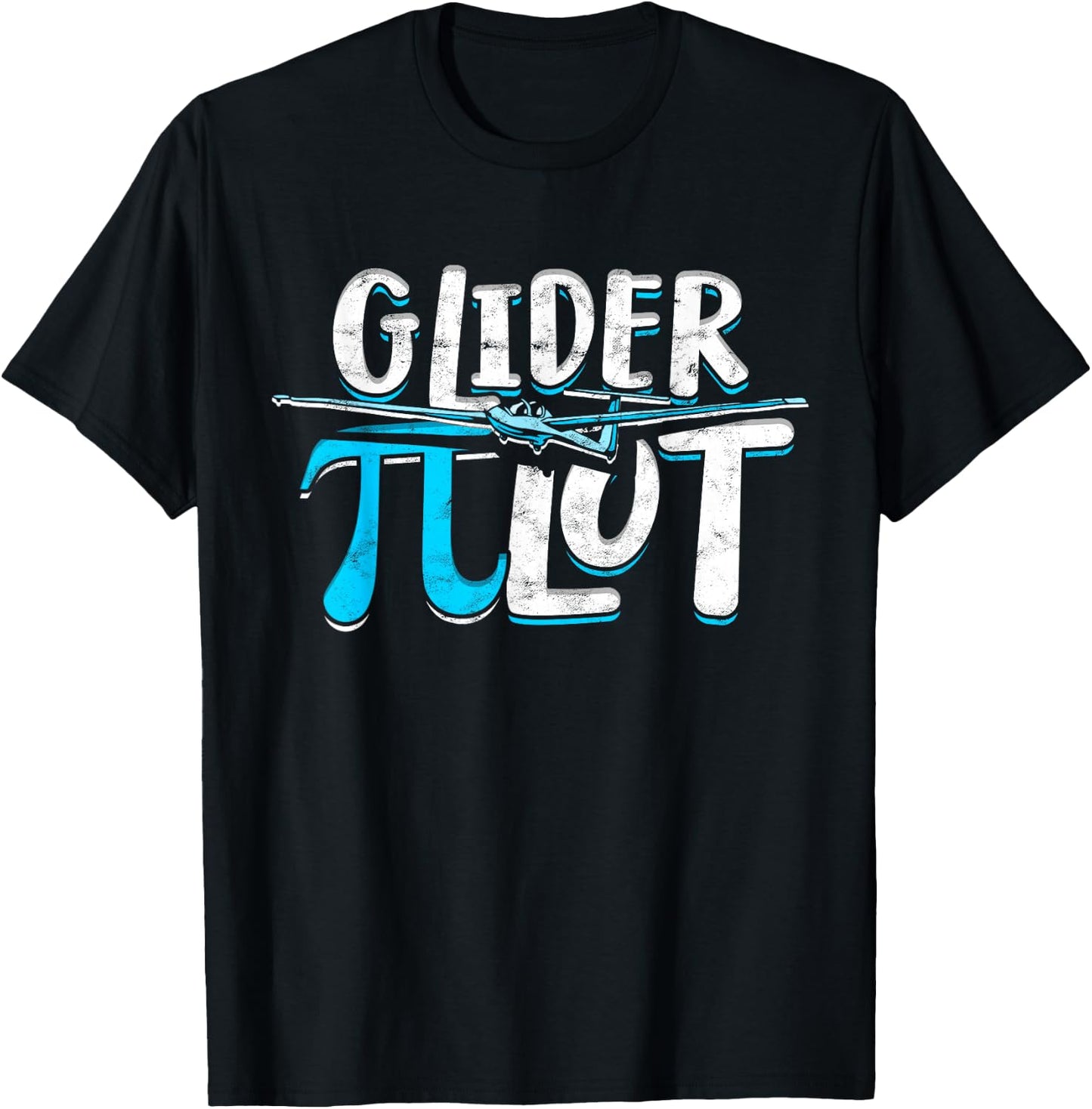 Glider Pi Lot Funny Glider Pilot T-Shirt - T-Shirt | Black