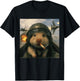 Silly Hamster Pilot Gen Alpha Pet Humor Fighter Jet Boys T-Shirt - T-Shirt | Black