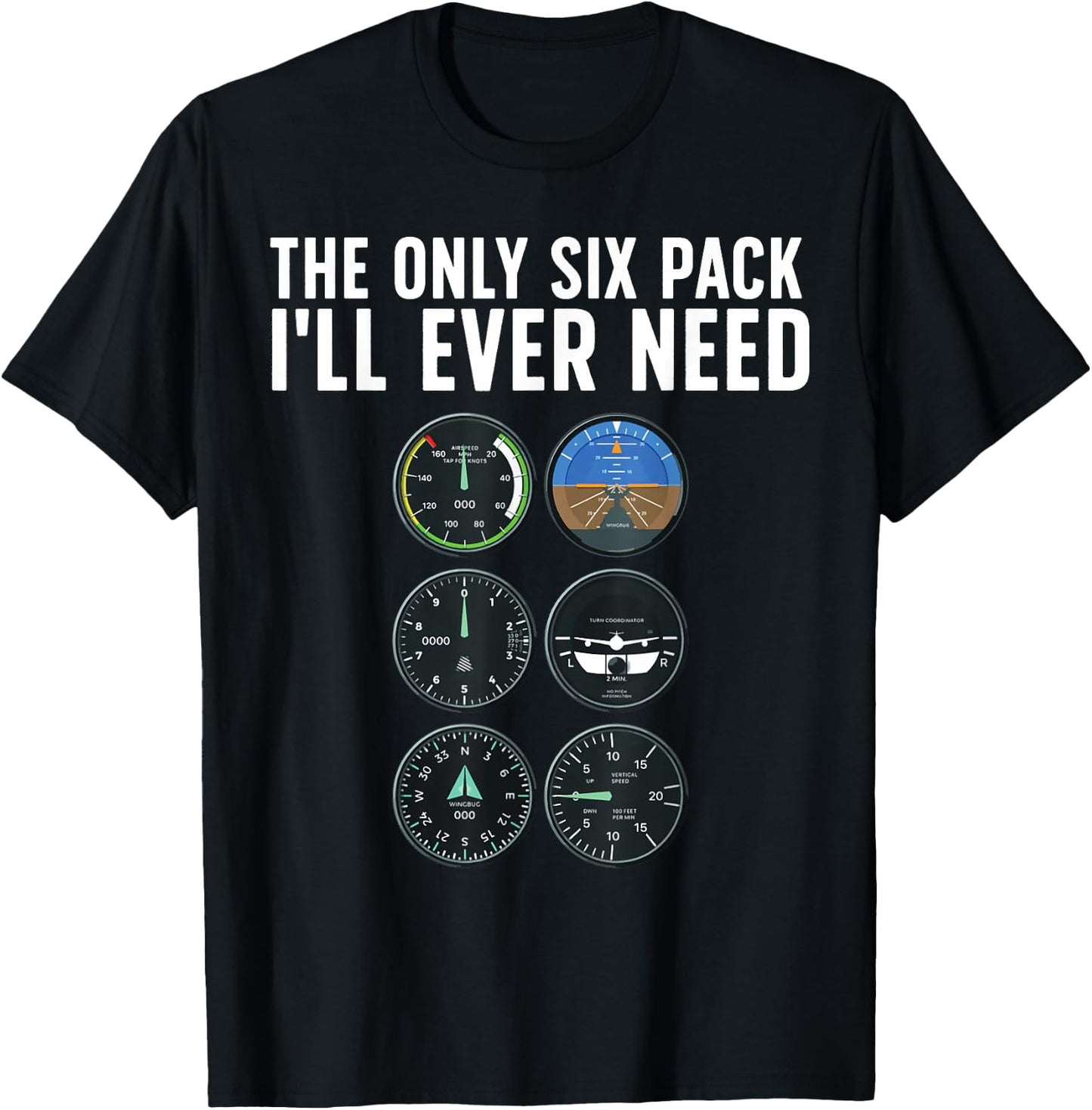 Funny Airplane Novelty Women Aviation Airplane Pilot T-Shirt - T-Shirt | Black