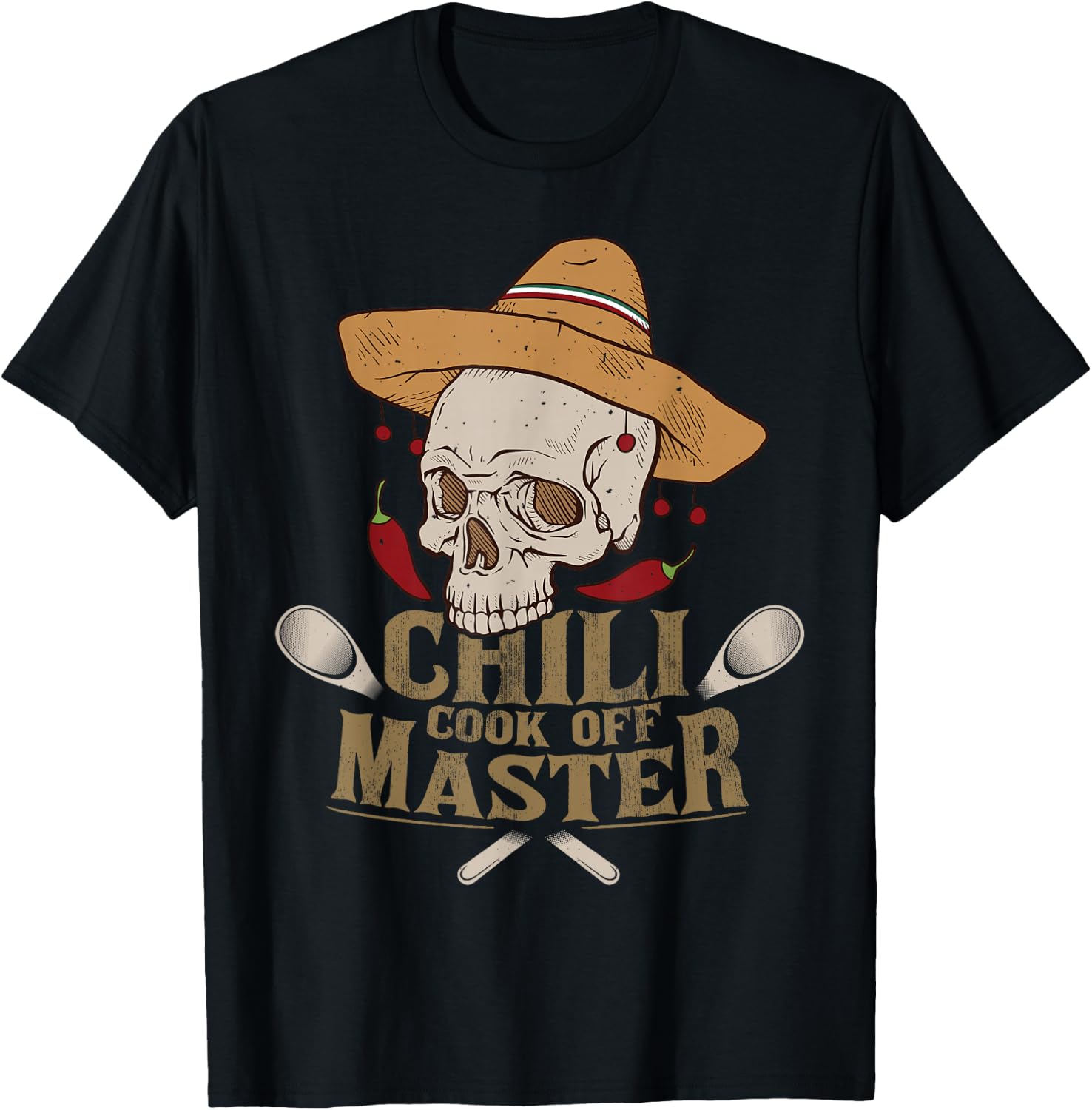 Chilli Cook Off Master Cooking Competition Team Chef Award T-Shirt - T-Shirt | Black