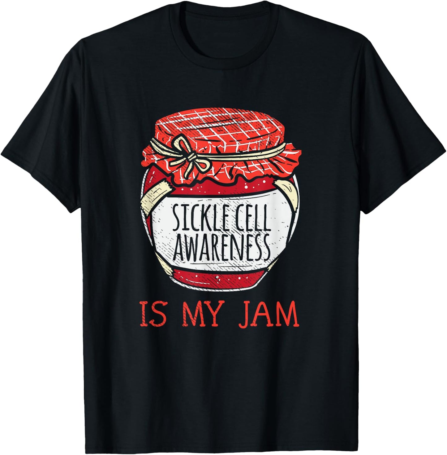 Cute Meme Sickle Cell Support Awareness T-Shirt - T-Shirt | Black