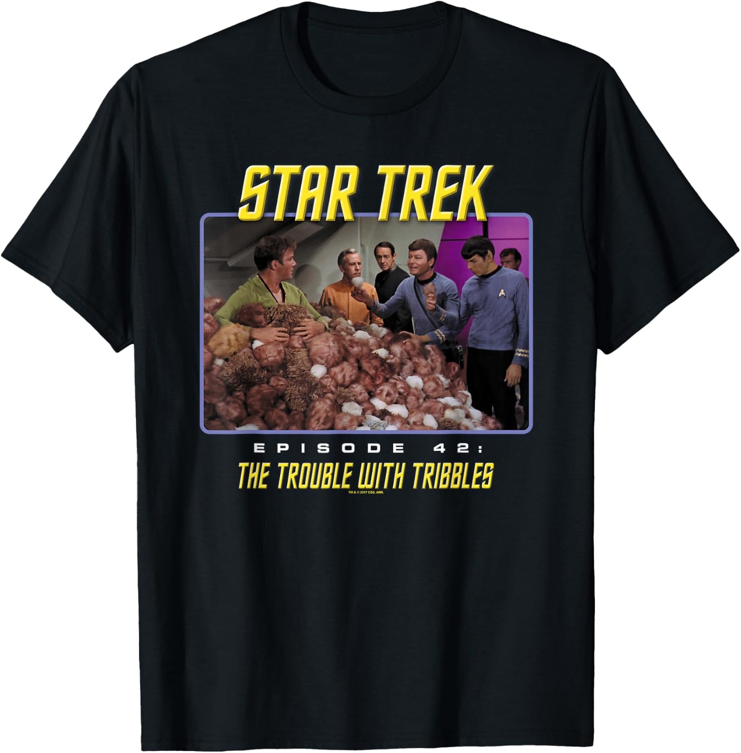 Star Trek The Trouble With Tribbles T-Shirt - T-Shirt | Black