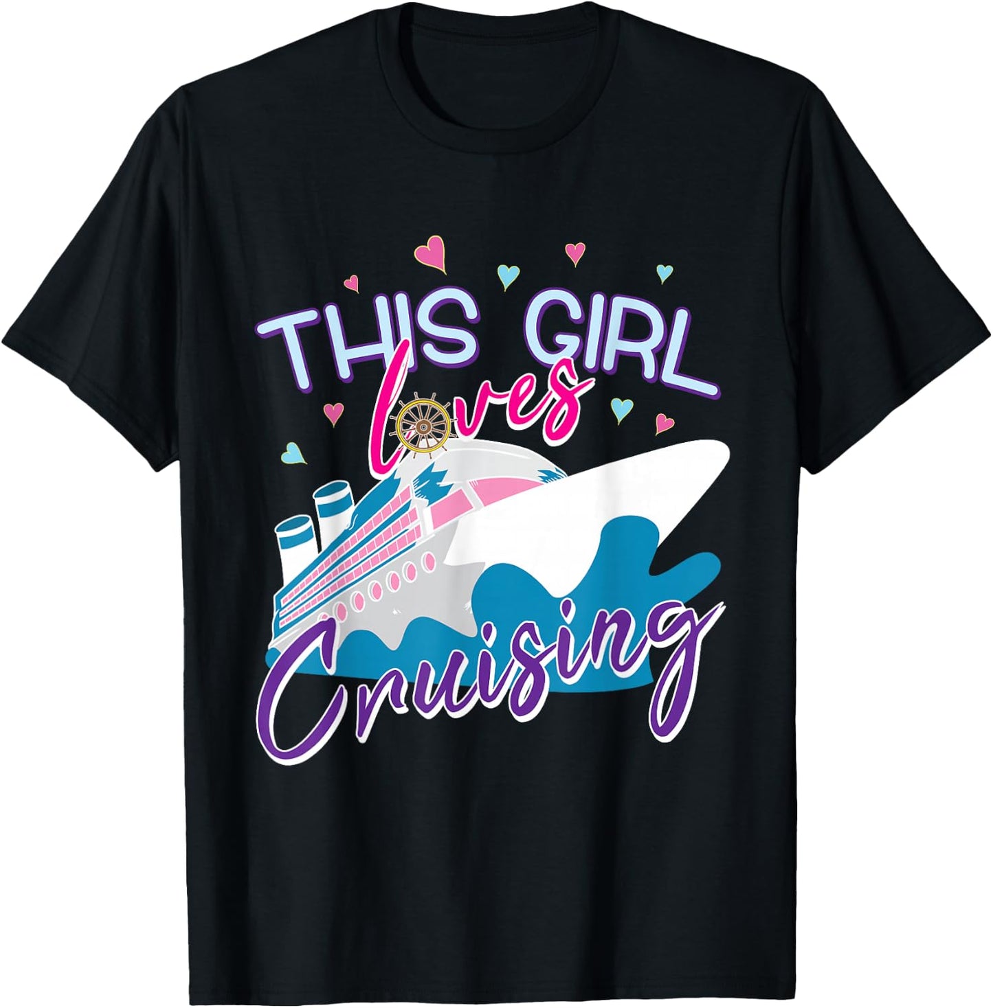 Girls Gone Cruising Cruise Ship Vacation T-Shirt - T-Shirt | Black