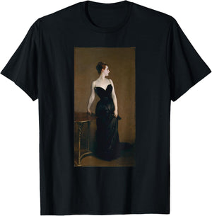 Madame X John Singer Sargent Art Portrait T-Shirt - T-Shirt | Black