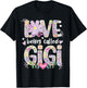 Love Being Called Gigi Grandma Gigi Grandmother T-Shirt - T-Shirt | Black