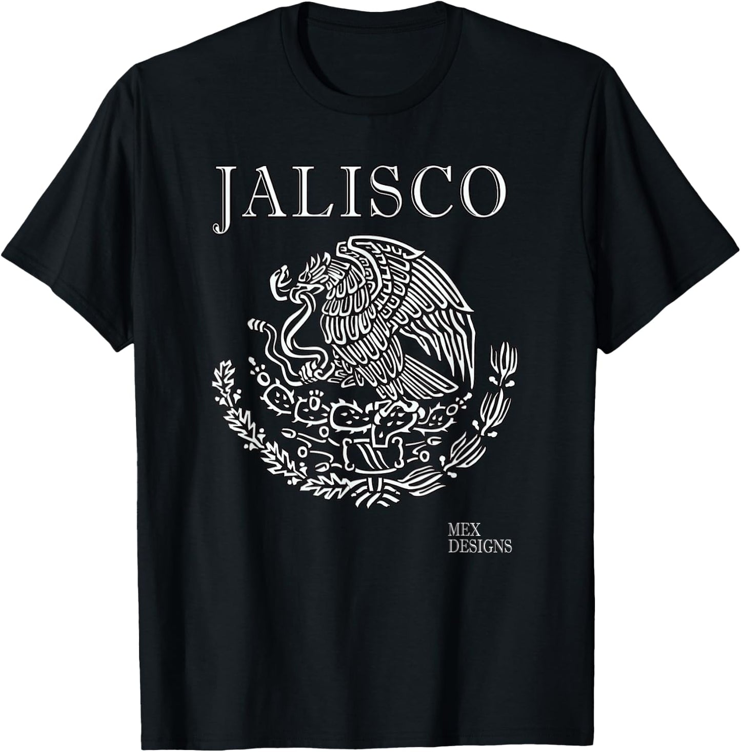 Jalisco Mexican Shirts Jalisco Camisa Mexicana Colt Mexico T-Shirt - T-Shirt | Black