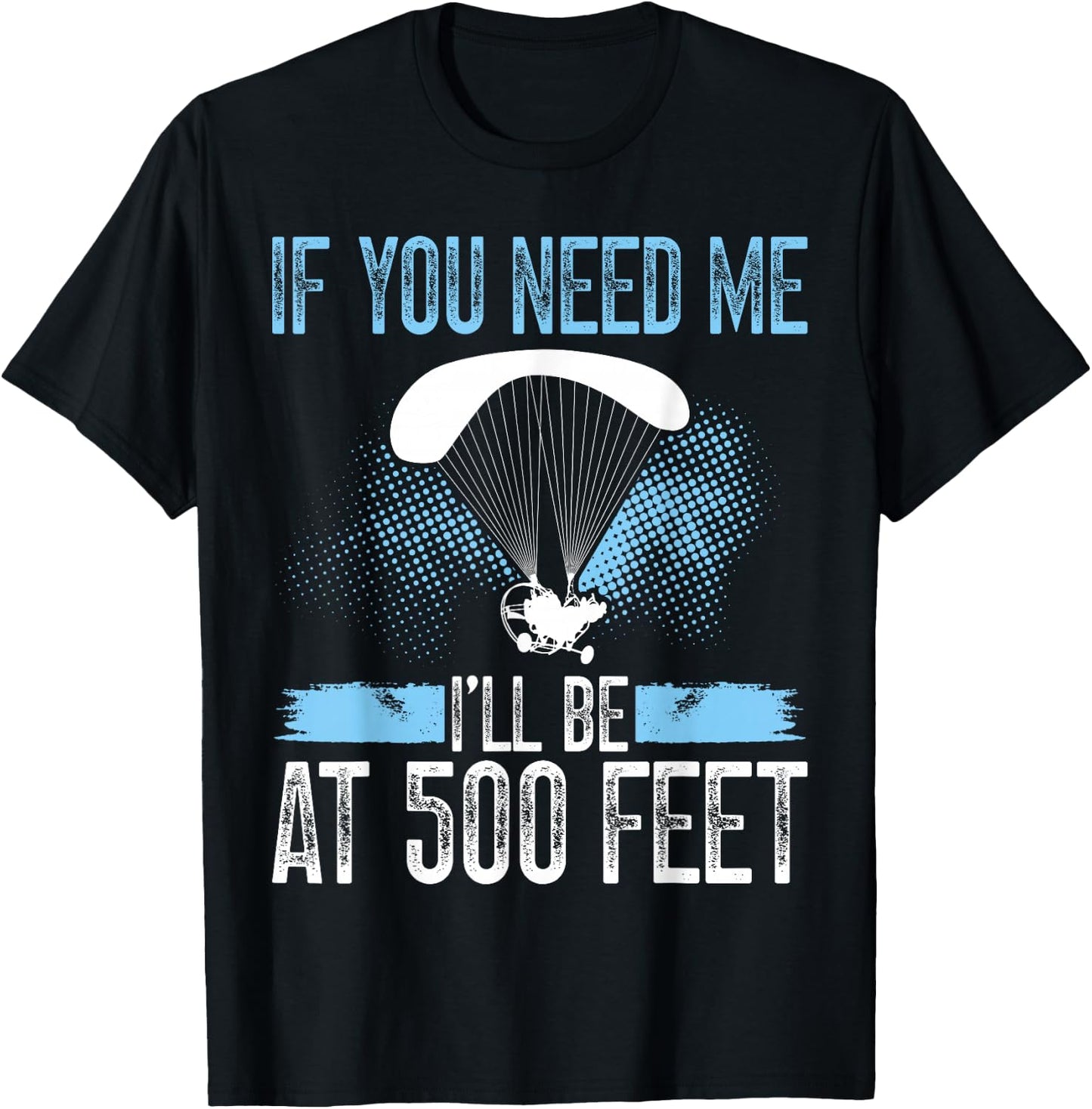 Paramotor Pilot Equipment Paragliding Kit Paramotoring T-Shirt - T-Shirt | Black