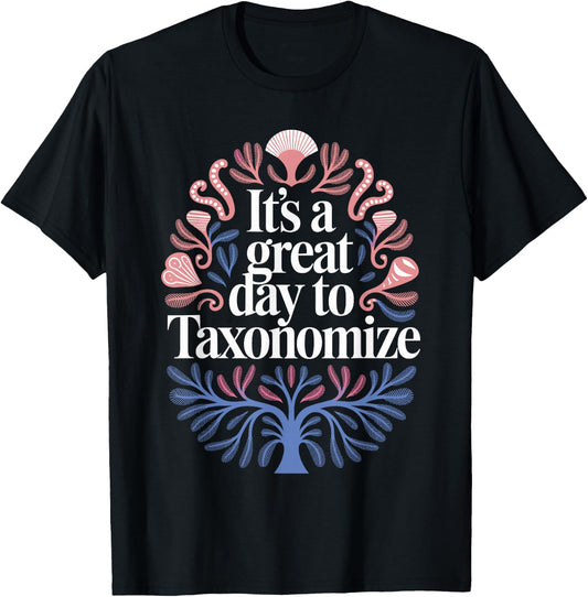 Marine Biology Taxonomy Humor for the Marine Biologist T-Shirt - T-Shirt | Black