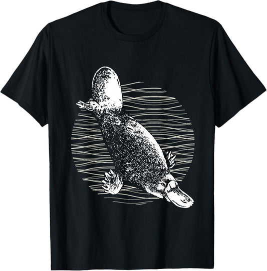 Platypus Outback Wildlife Nature Platypus T-Shirt - T-Shirt | Black