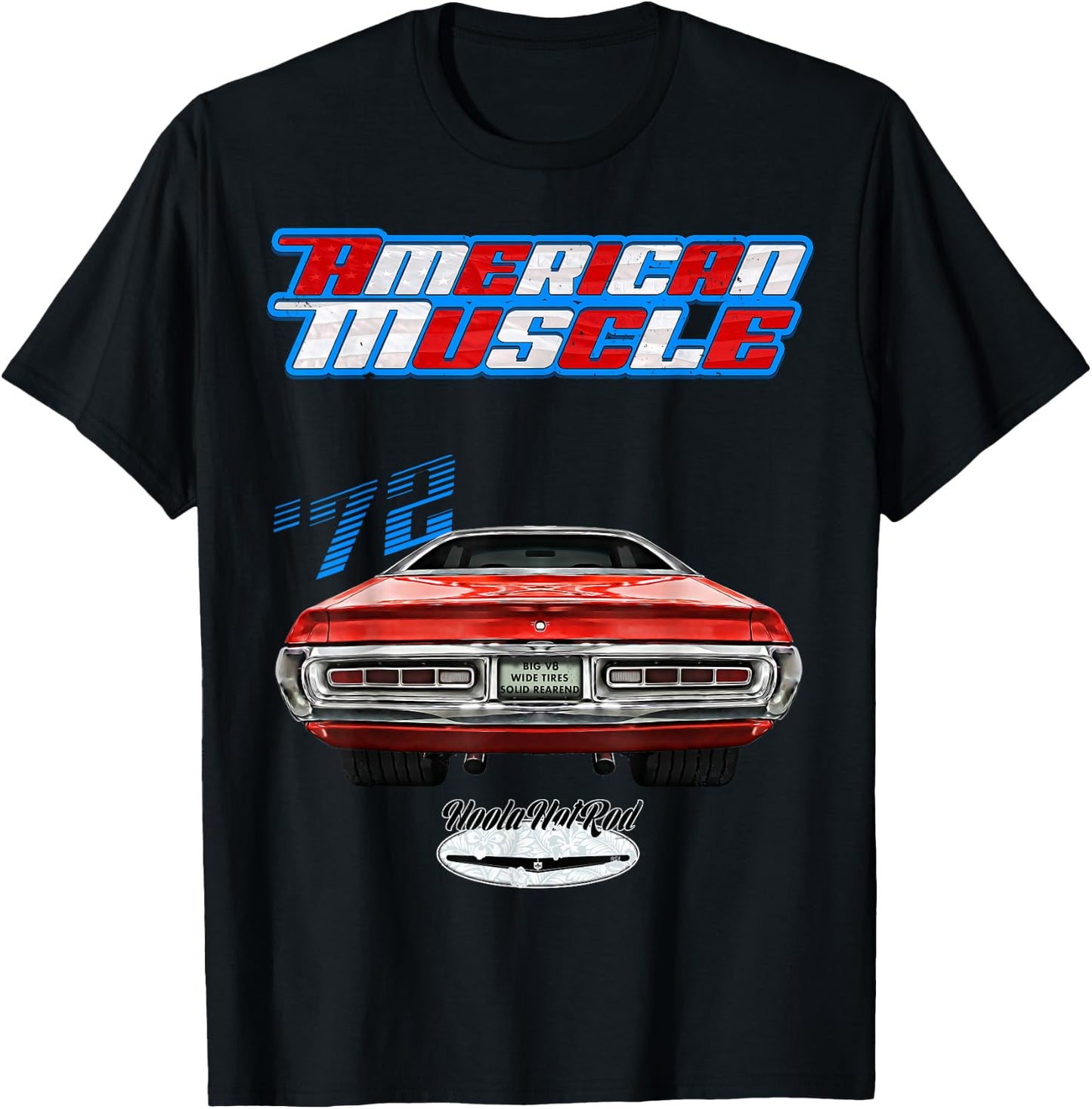 1972 Charger,Super Bee,Hot Rod,Muscle Car,Magnum,Wedge,R/T T-Shirt - T-Shirt | Black