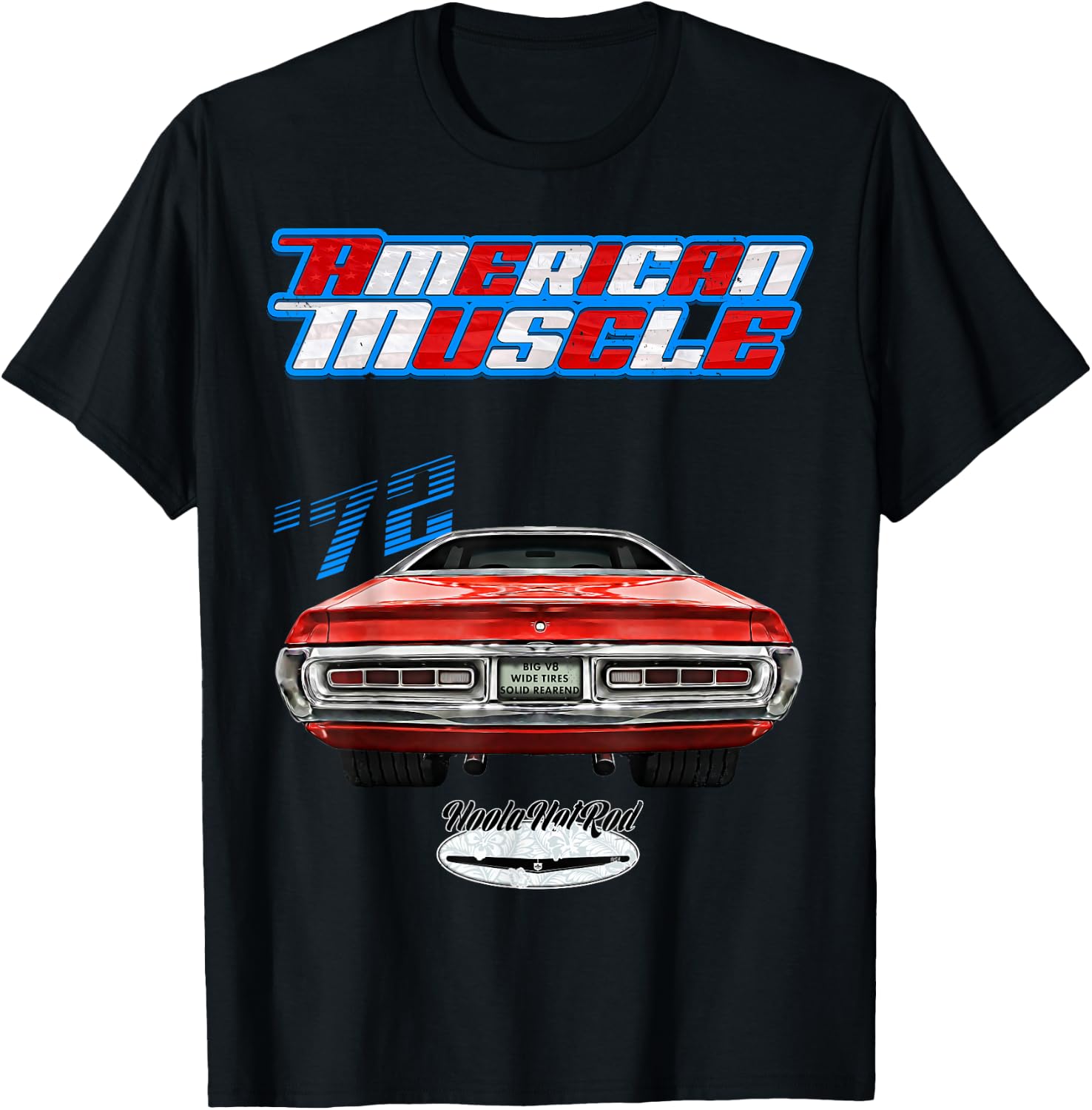 1972 Charger,Super Bee,Hot Rod,Muscle Car,Magnum,Wedge,R/T T-Shirt - T-Shirt | Black