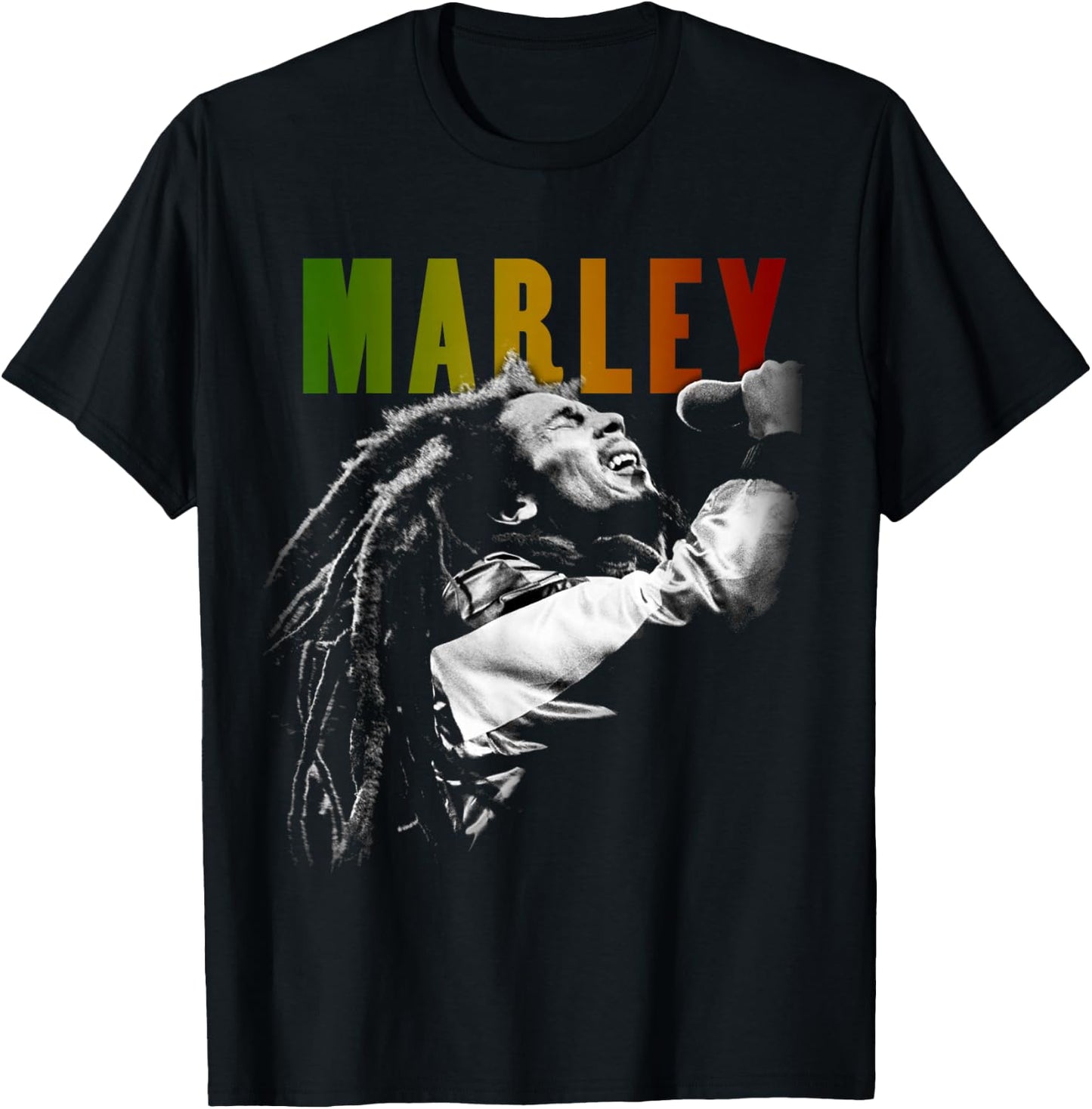 Bob Marley Rastaman Vibration Washed T-Shirt - T-Shirt | Black
