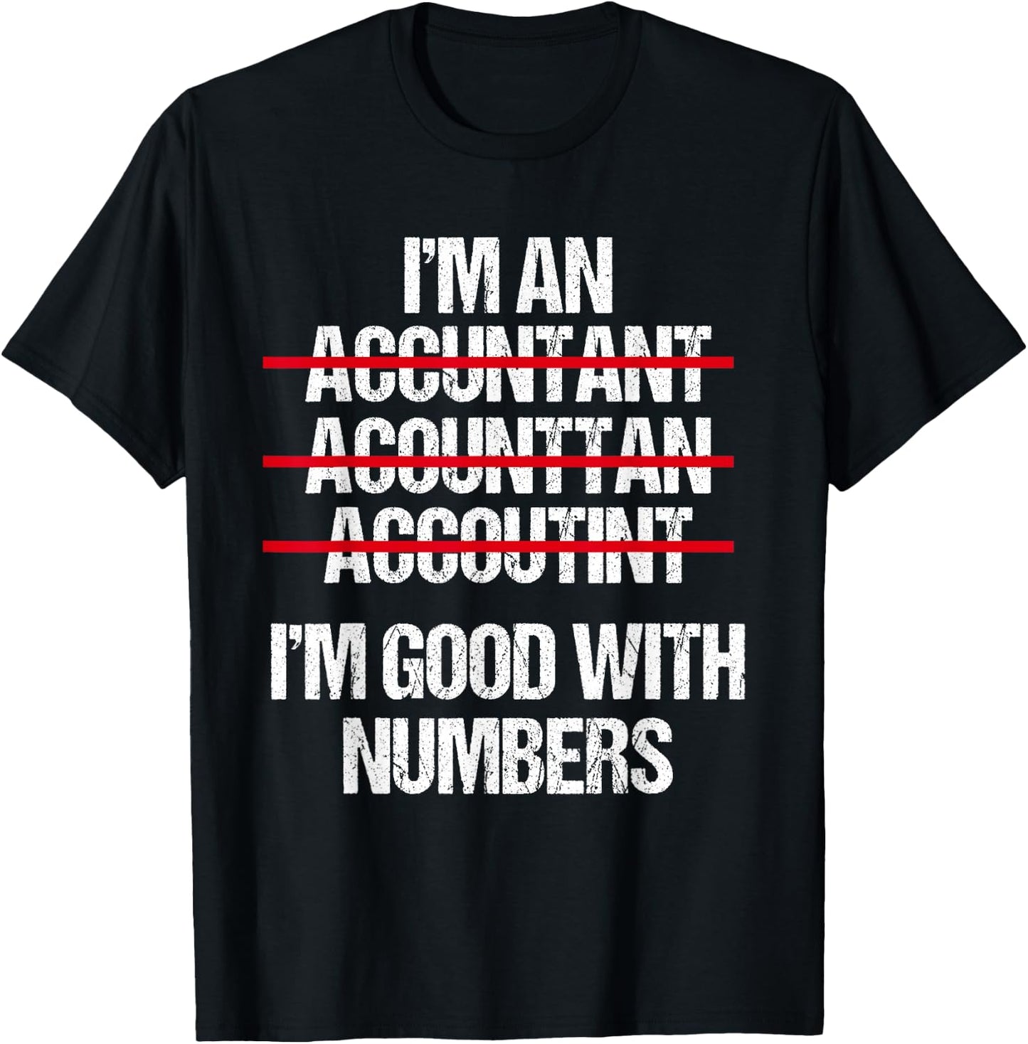 Registered Qualified Accountant Financial Statement Analysis T-Shirt - T-Shirt | Black