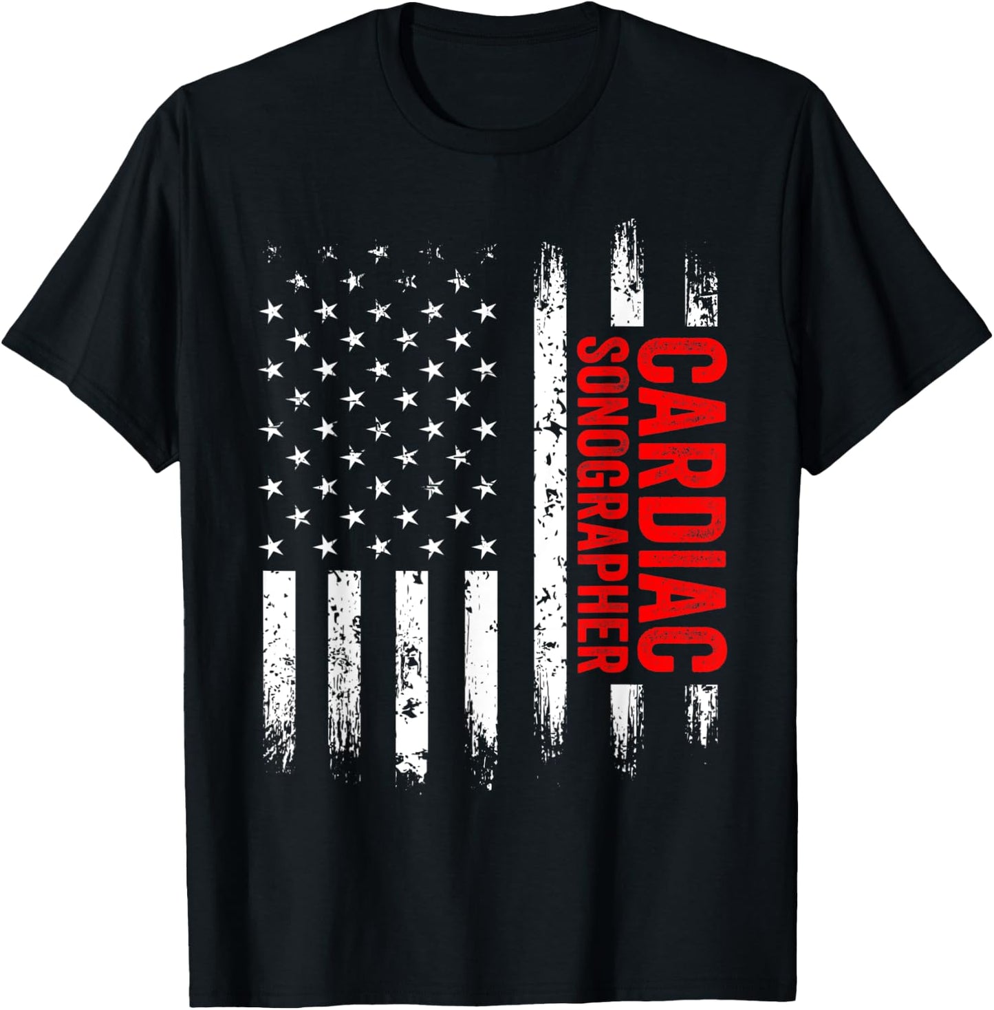 Cardiac Sonographer Echo Tech RDCS T-Shirt - T-Shirt | Black