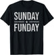 Sonntag Fun Brunch Football Sports BBQ Church T-Shirt - T-Shirt | Black