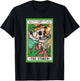 The Stoner Tarot Card Skeleton Cannabis Weed Lover Marijuana T-Shirt - T-Shirt | Black
