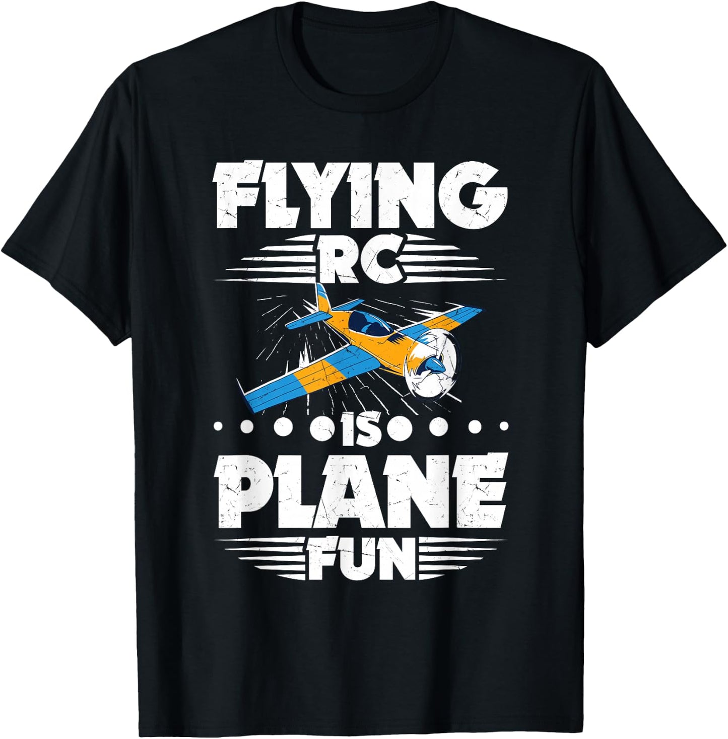 RC Aircraft Flyer RC Plane Model Test Pilot T-Shirt - T-Shirt | Black