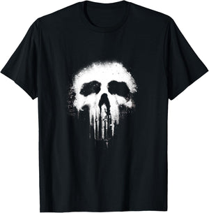 Kids Marvel The Punisher Grunge Skull Logo Kids Graphic T-Shirt - T-Shirt | Black