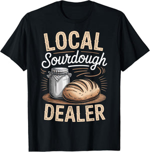 Sourdough Starter Funny Sourdough Bread Baker Funny Jar T-Shirt - T-Shirt | Black