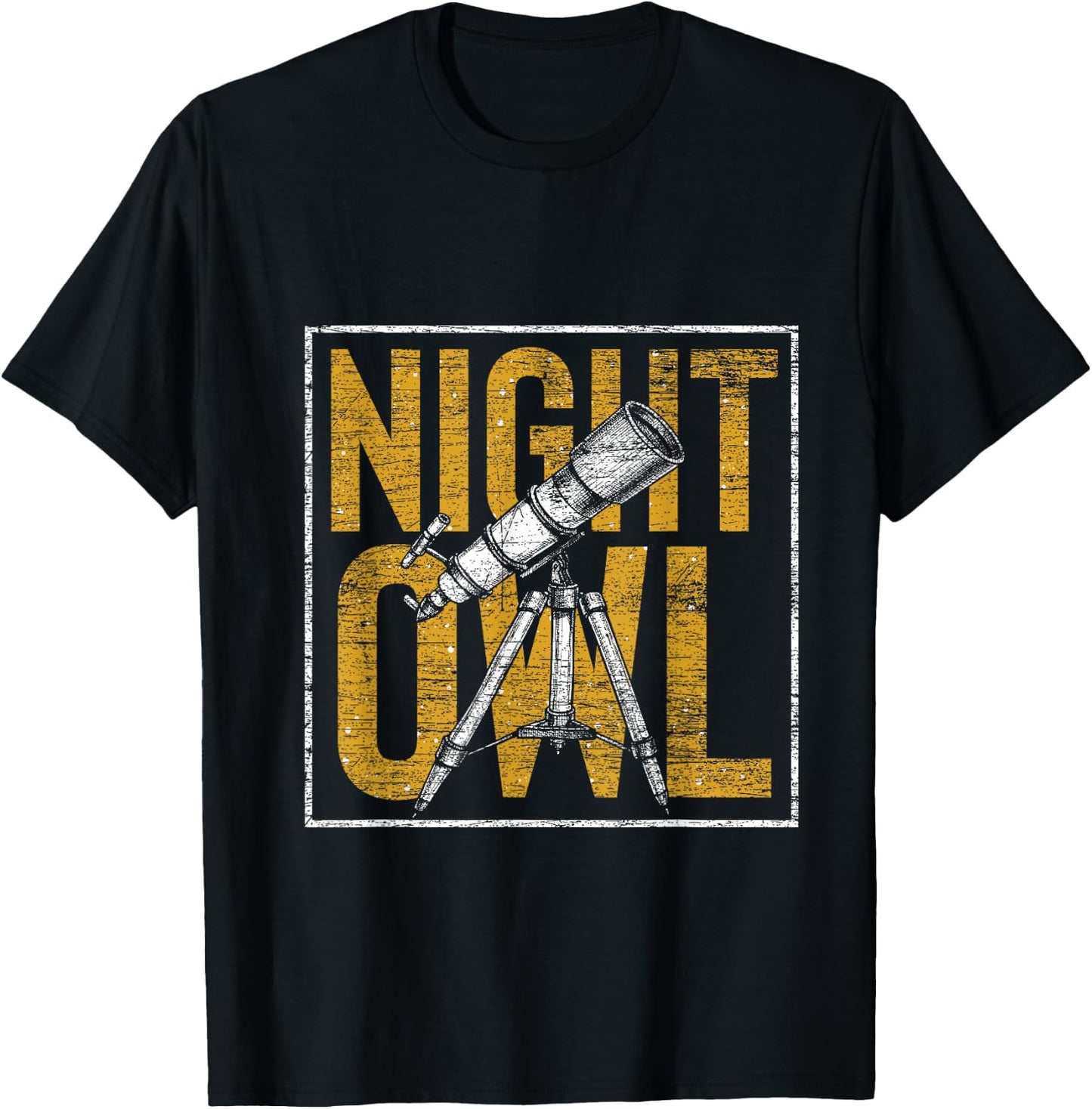 Stargazing Scientist Stars Constellation Gift Astronomy T-Shirt - T-Shirt | Black