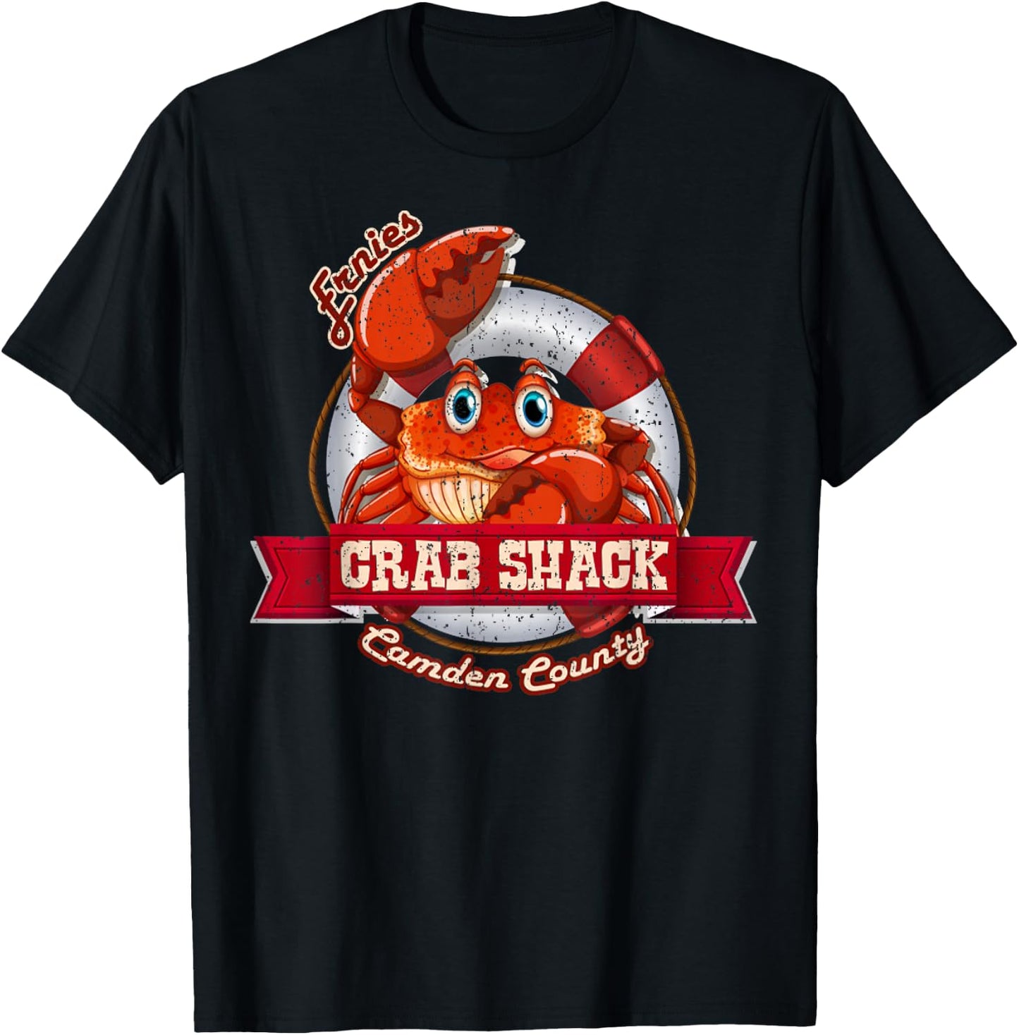 Vintage The Crab Shack From My Name Is Earl T-Shirt - T-Shirt | Black