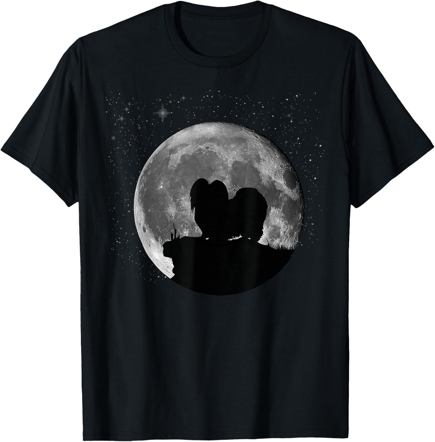 Mi-Ki Dog Moon T-Shirt - T-Shirt | Black