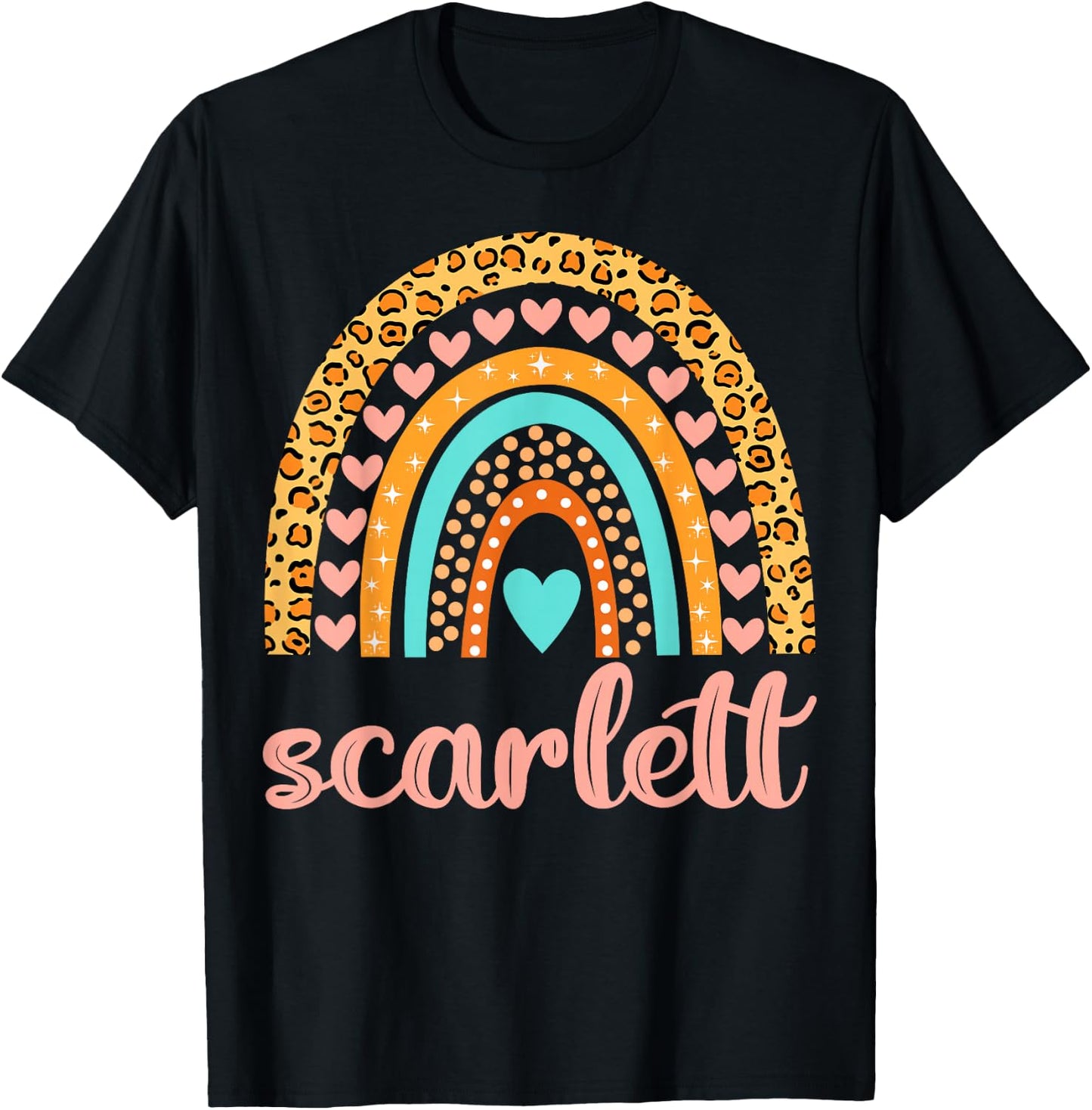 Scarlett Scarlett Name Birthday Shirt Gift T-Shirt - T-Shirt | Black