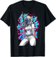 Anime Waifu Astronaut Manga Graffiti Graphic T-Shirt - T-Shirt | Black