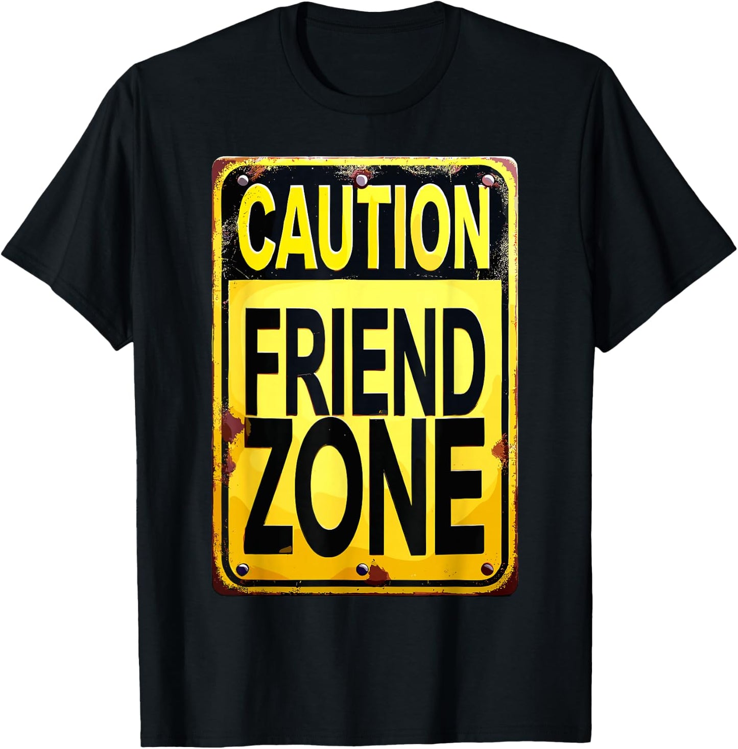 Funny Friend Zone Friendzone Best Friend Joke Humor Meme BFF T-Shirt - T-Shirt | Black