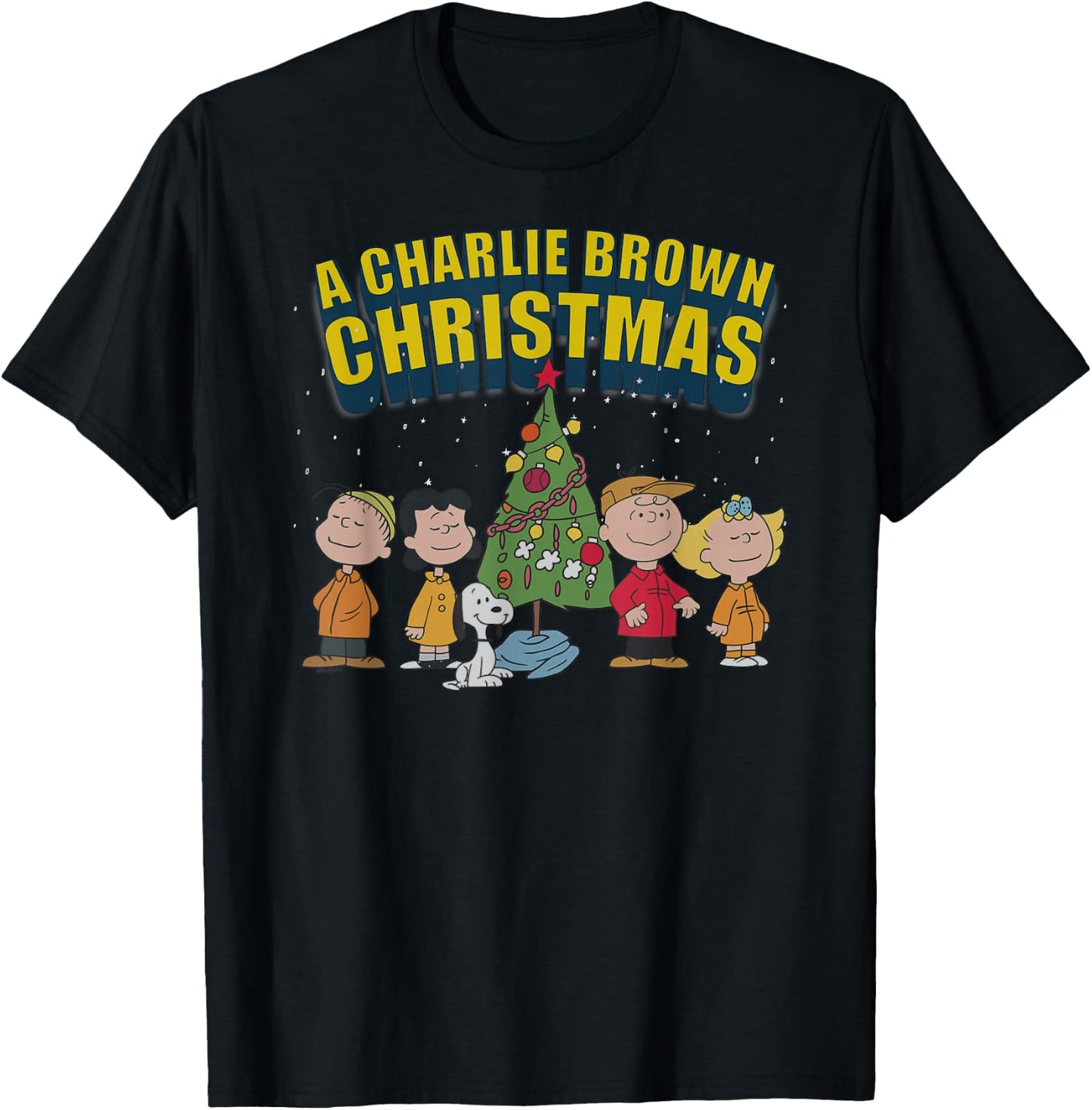 Peanuts Charlie Brown Christmas Special T-Shirt - T-Shirt | Black