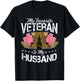My Favorite Veteran is My Husband T-Shirt - T-Shirt | Black